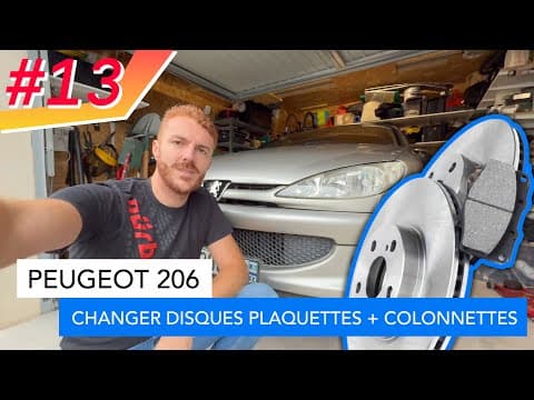 Changer ses freins (disques + plaquettes + nettoyage colonnettes de frein) - Peugeot 206