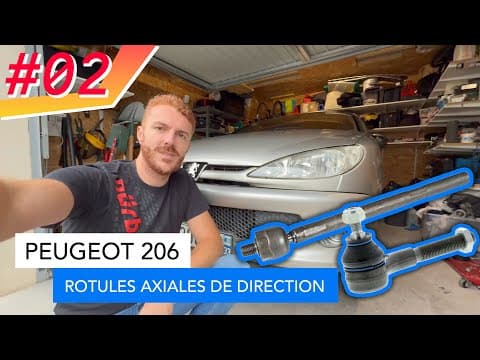 Comment changer ses rotules axiales de direction - Peugeot 206
