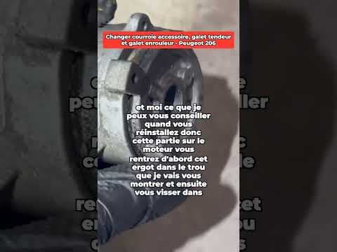 INSTALLER COURROIE ? IL Y A UN TRICK