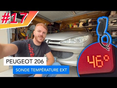 Changer la sonde de température extérieure - Peugeot 206