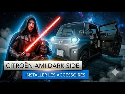 Citroën AMI Dark Side : Installer les accessoires
