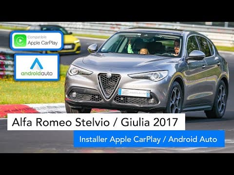 Alfa Romeo Stelvio & Giulia | Comment installer Apple CarPlay et Android Auto