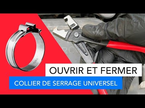 💡Comment ouvrir et fermer les colliers de serrage universels à clic ?