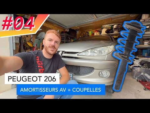 Comment changer ses amortisseurs avant - Peugeot 206