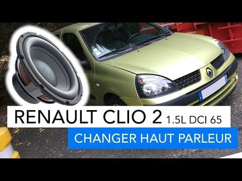 Renault Clio 2 - Comment changer un haut parleur